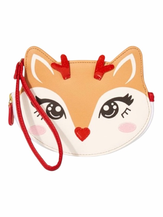 Betsey Johnson Handbags - Luv Betsy by Betsy Johnson Holiday Reindeer Wristlet